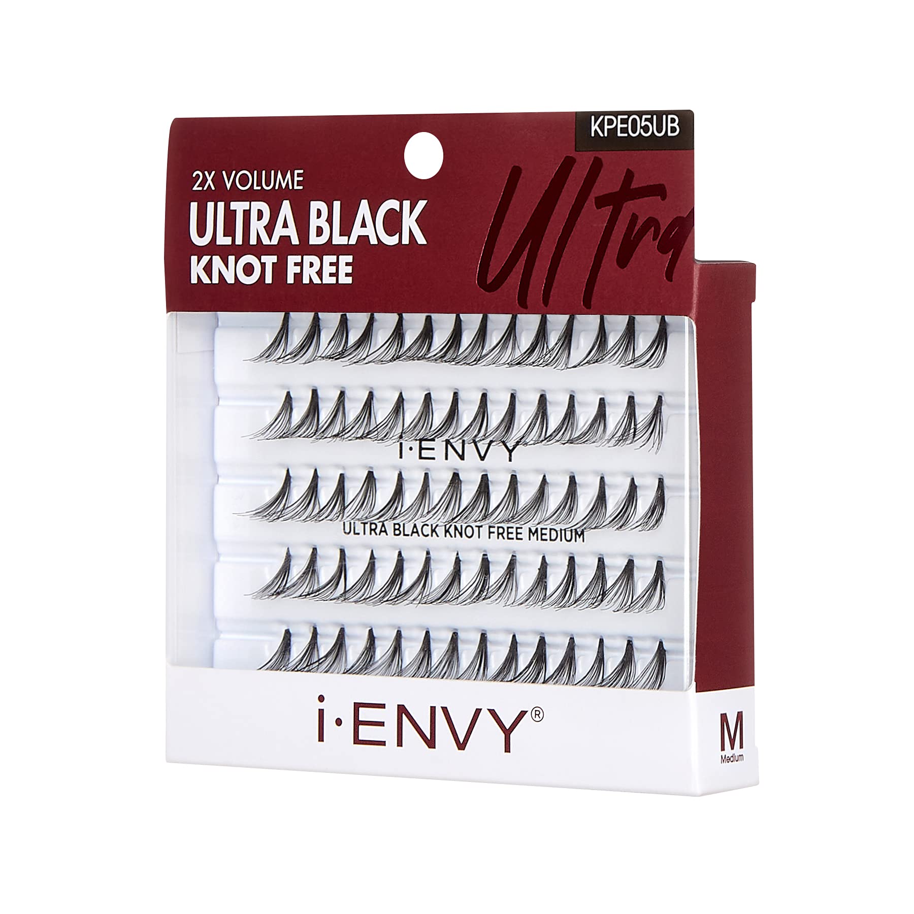 Kiss I Envy Knot Free Medium 70 Lashes Ultra Black
